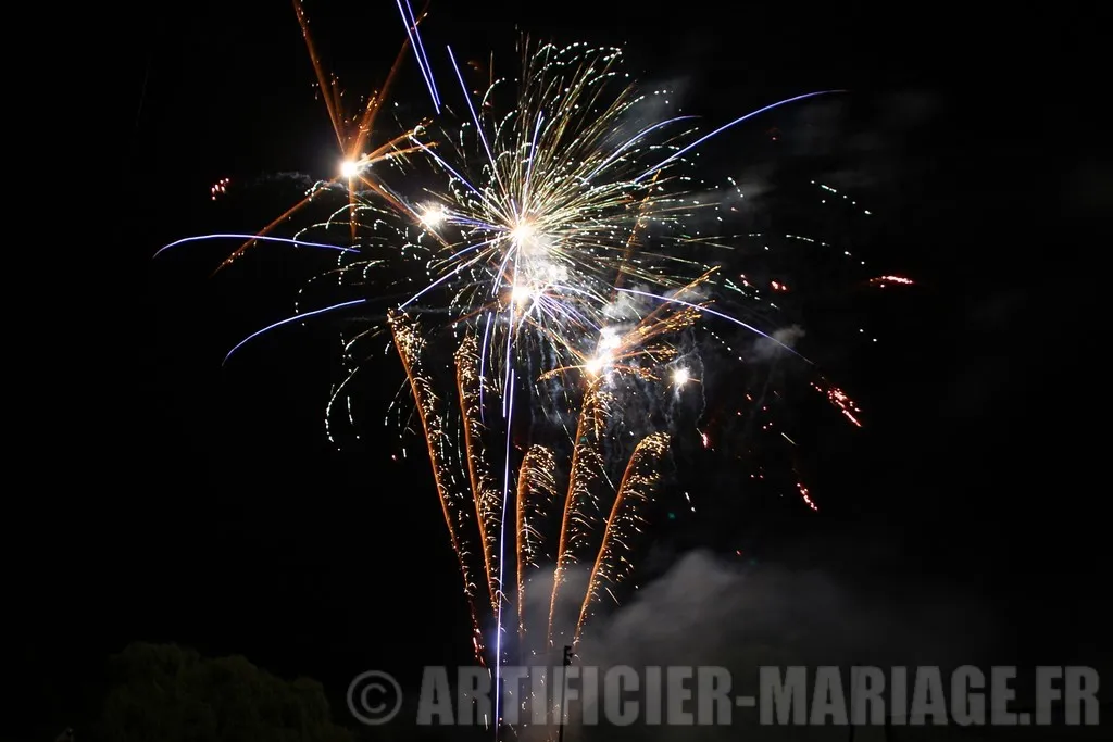 feu d'artifice mariage en marne 51