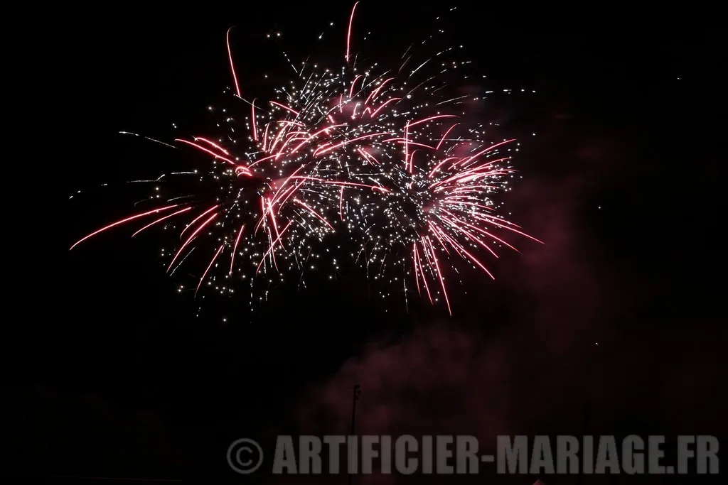 feu d'artifice de mariage seine maritime 76